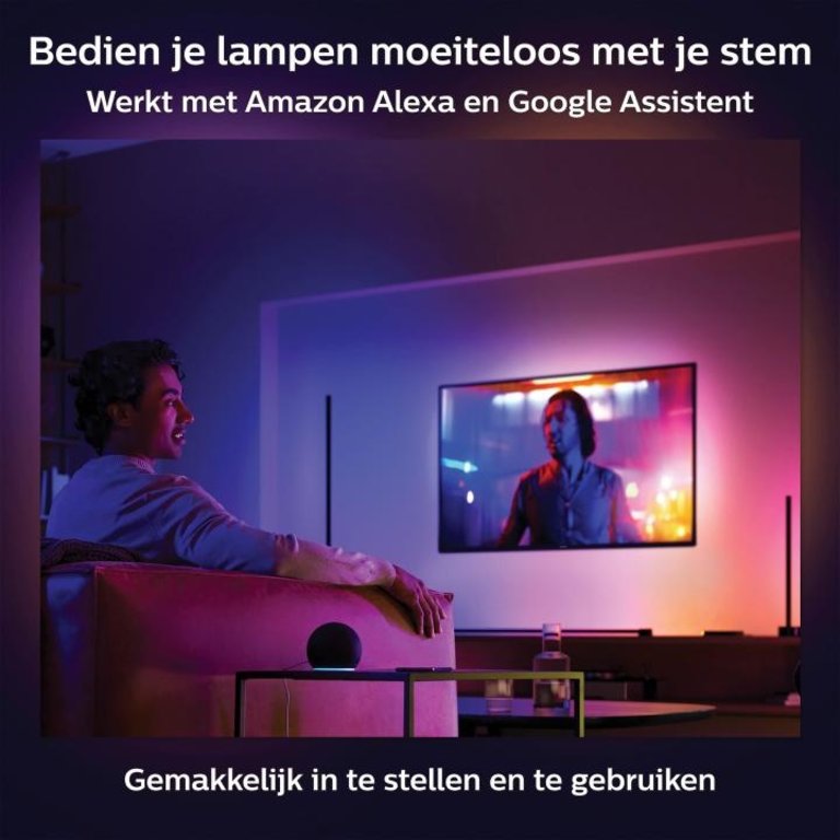 Philips Hue vloerlamp Gradient Signe zwart