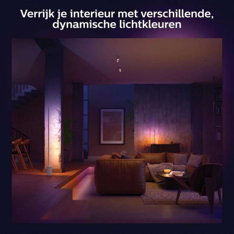 Philips Hue vloerlamp Gradient Signe wit