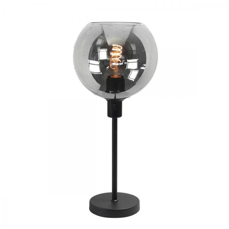 Tafellamp Fantasy Globe zwart glas