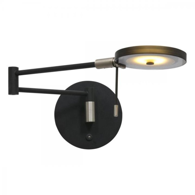 Aanstellen vlees Isoleren Wandlamp Turound zwart met donker glas • Van den Heuvel Verlichting