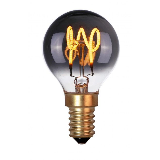 Afdeling Grammatica voor E27 Kogellamp LED 3,5W - 3 staps dimbaar - Smoke • Van den Heuvel  Verlichting