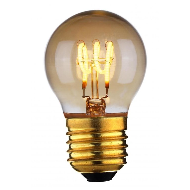 E27 Kogellamp LED 4W - dimbaar - Amber