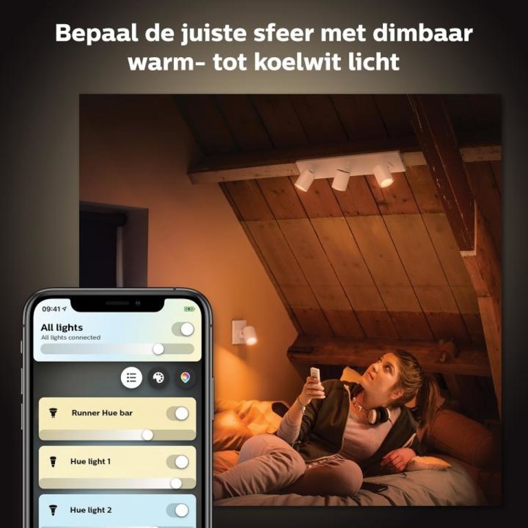 Philips Hue spot Runner 3-lichts wit