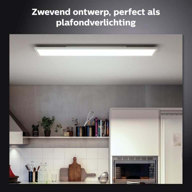 Philips Hue Plafondlamp Aurelle Paneel Rechthoek Wit