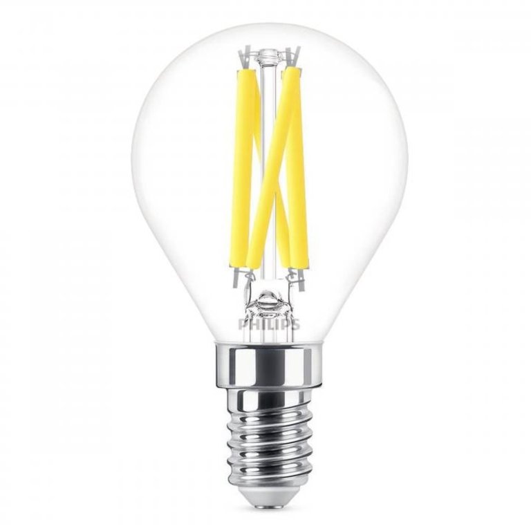 Philips LED Kogellamp Transparant 60W E14 Dimbaar Warm Wit Licht