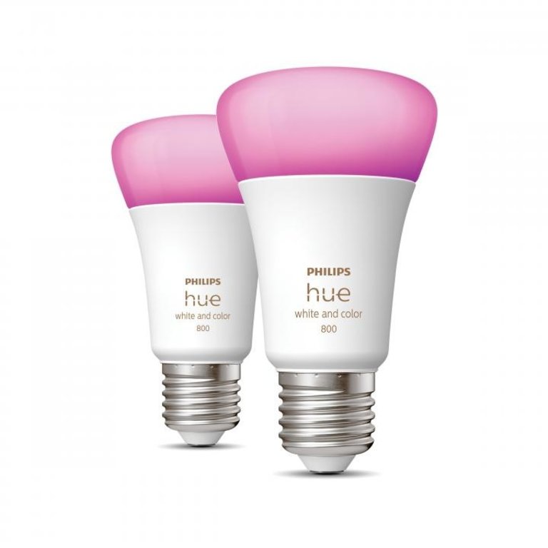 Philips Hue White and Color E27 2-pack