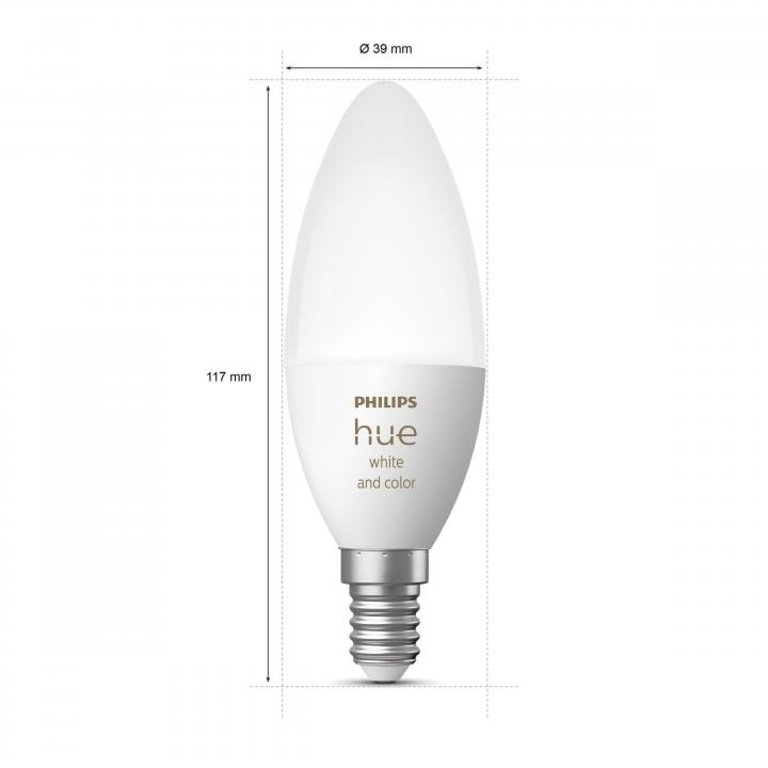 Philips Philips Hue White and Color E14 Kaarslamp