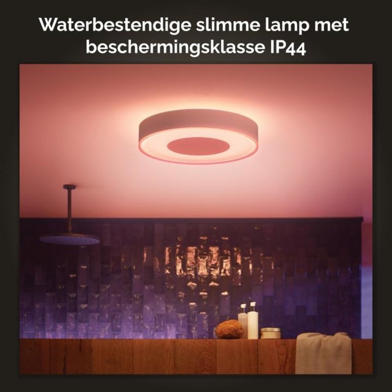 Philips Hue plafondlamp Xamento Groot Wit IP44