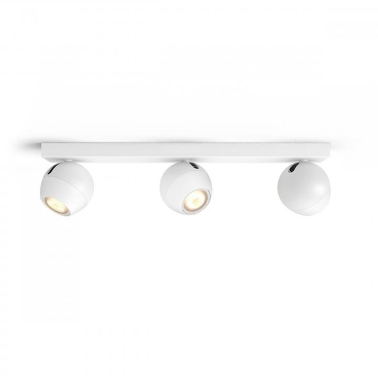 Philips Hue opbouwspot Buckram 3-lichts wit