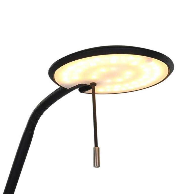 Vloerlamp Zenith Zwart Buigarm