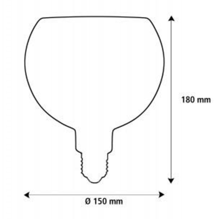 Segula LED lamp E27 | Floating Globe 150 mm | Smoke