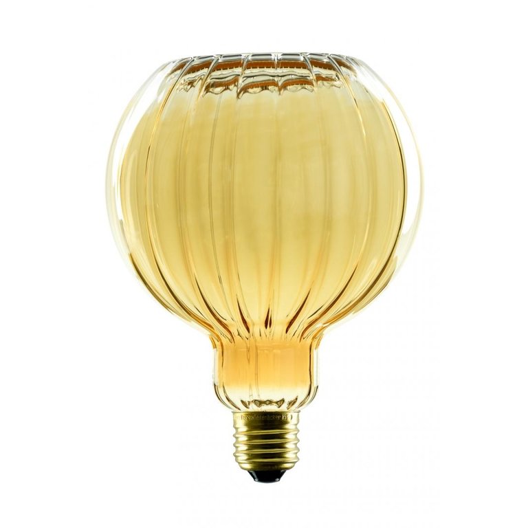 Segula Segula LED lamp E27 | Floating Globe 125 mm | Goud Geribbeld