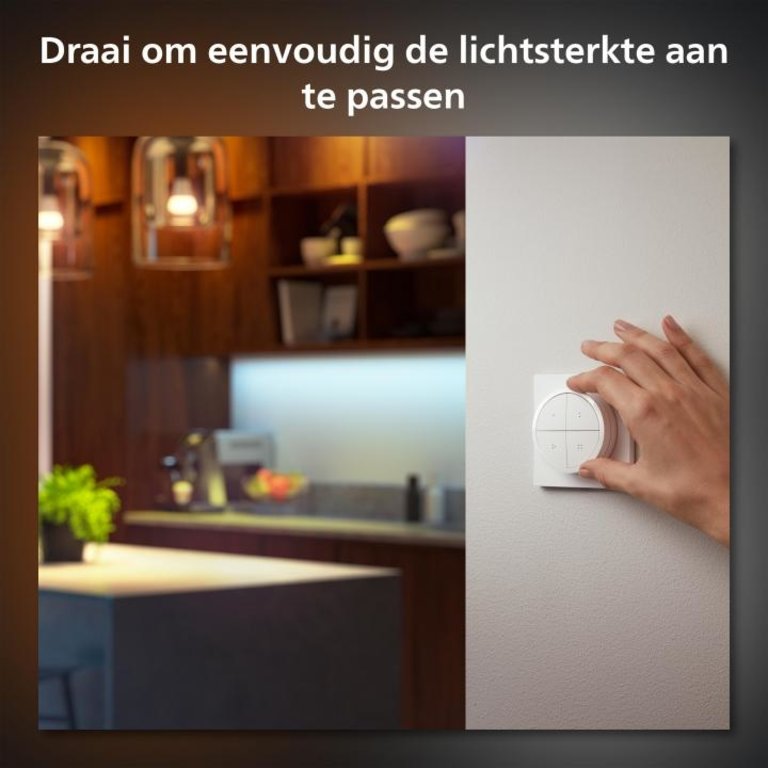 Philips Hue Tap dial switch Wit - draaischakelaar