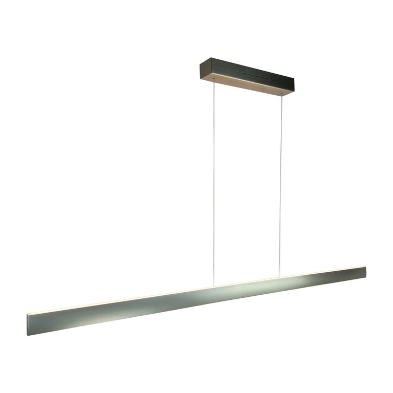 Hanglamp Runa - Nikkel mat - 152cm - 2 Sensordimmers