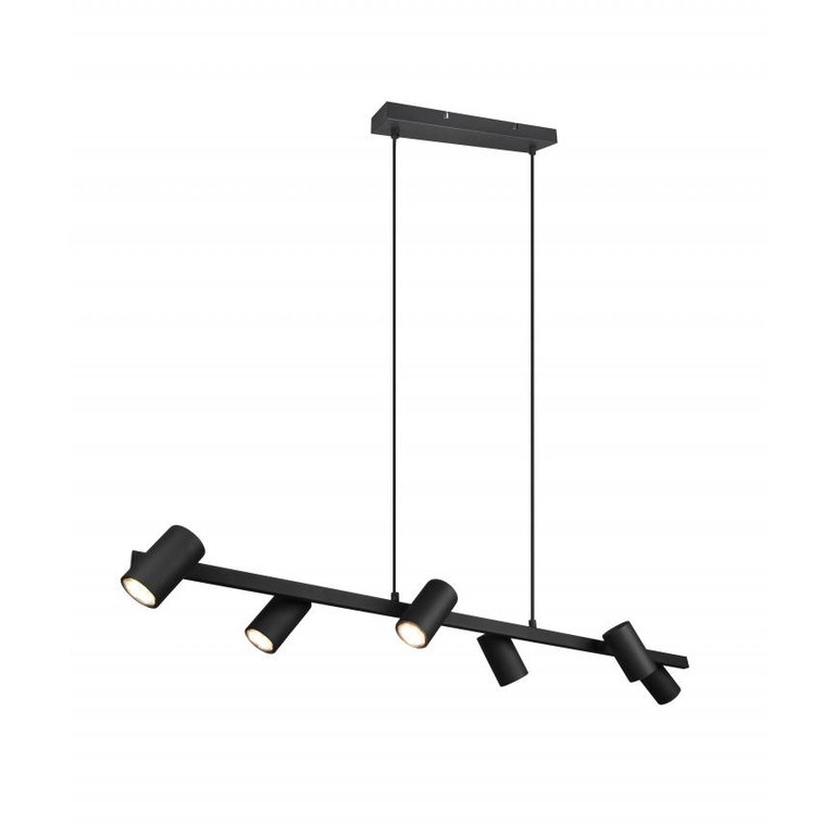 Hanglamp Marley 6-lichts Zwart