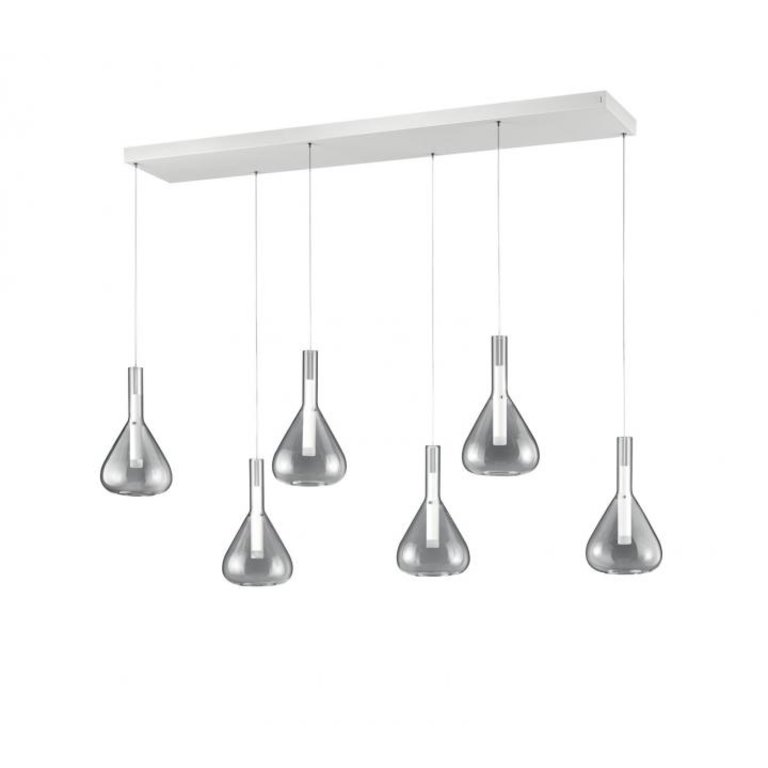 Hanglamp Cipera 6-lichts Wit