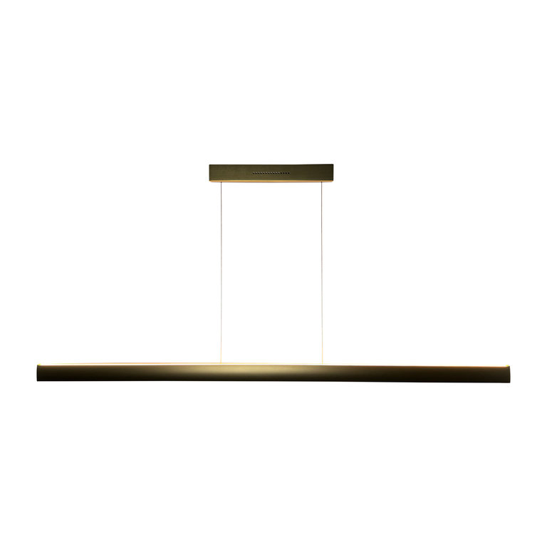 Hanglamp Runa - Brons mat - 152cm - 2 Sensordimmers