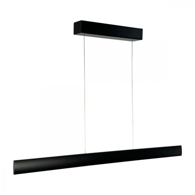 Hanglamp Runa - Zwart mat - 92 cm - 2 Sensordimmers