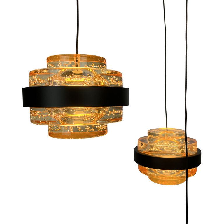 Hanglamp Dynasty Champagne 5-lichts Rond