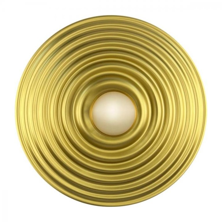 Wandlamp Saturn mat goud Ø56cm