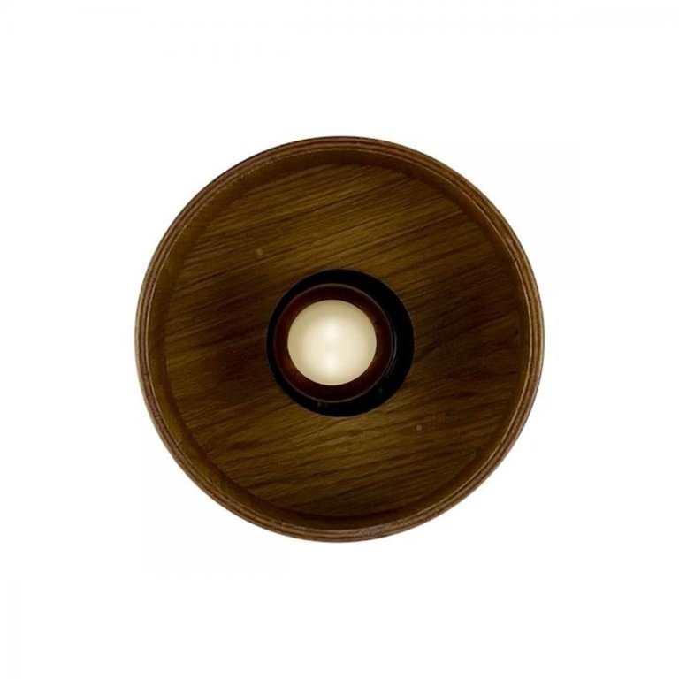 Wandlamp Flat Ø15cm oak veneer