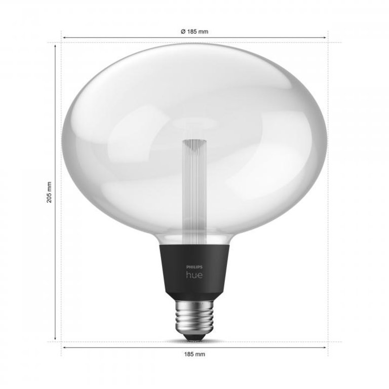 Philips Hue Lightguide Ellipse - wit en gekleurd licht -  E27