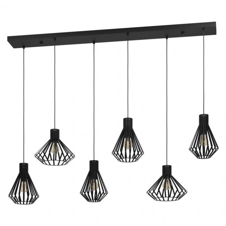 Hanglamp Basidano 6-lichts