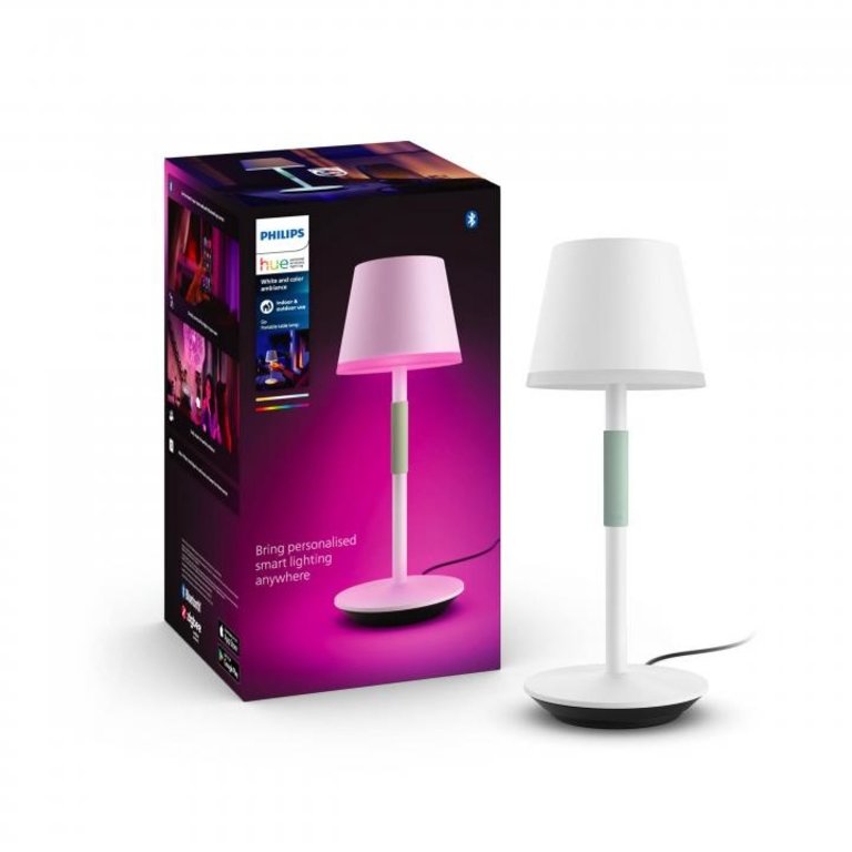 Philips Hue tafellamp Go Portable Wit