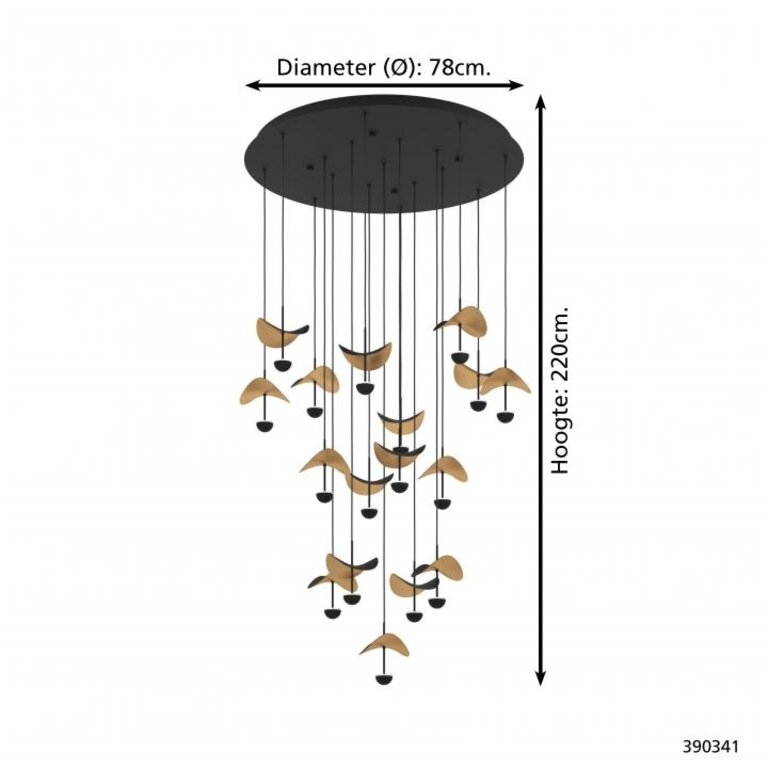 Hanglamp Dracera Rond Groot