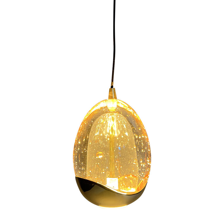 Hanglamp Golden Egg 12-lichts Ovaal
