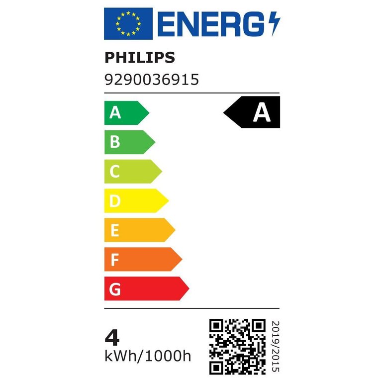 Philips Ultra Efficient LED lamp Transparant - 60 W - E27 - Dimbaar warmwit licht