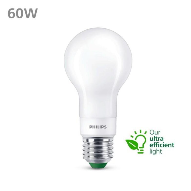 Philips Ultra Efficient LED lamp Mat - 60 W - E27 - Dimbaar warmwit licht