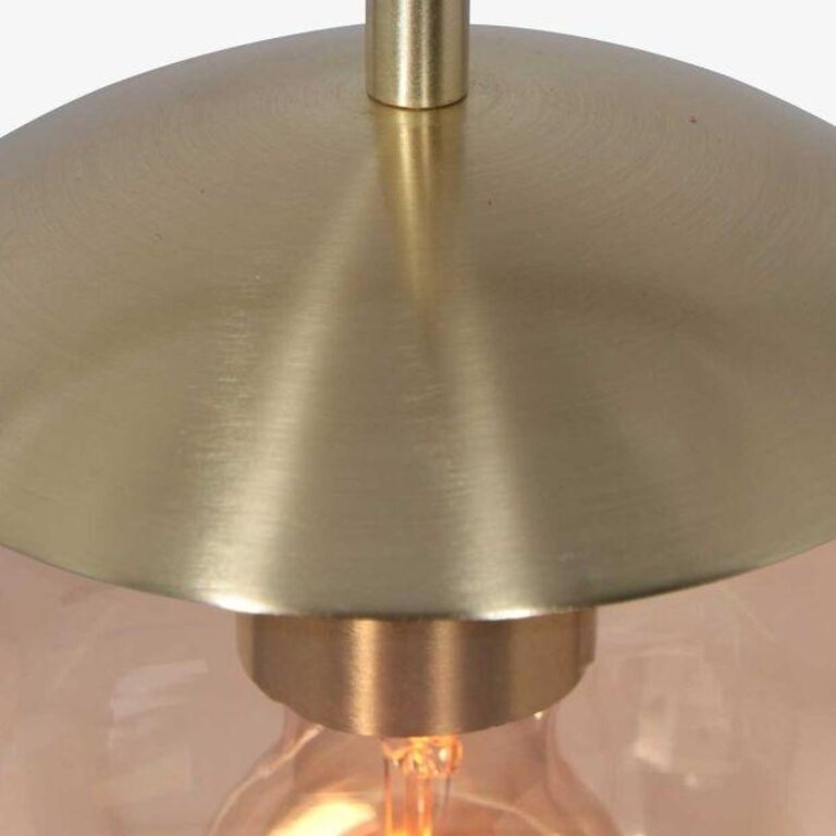 Hanglamp Bollique amber glas 25cm