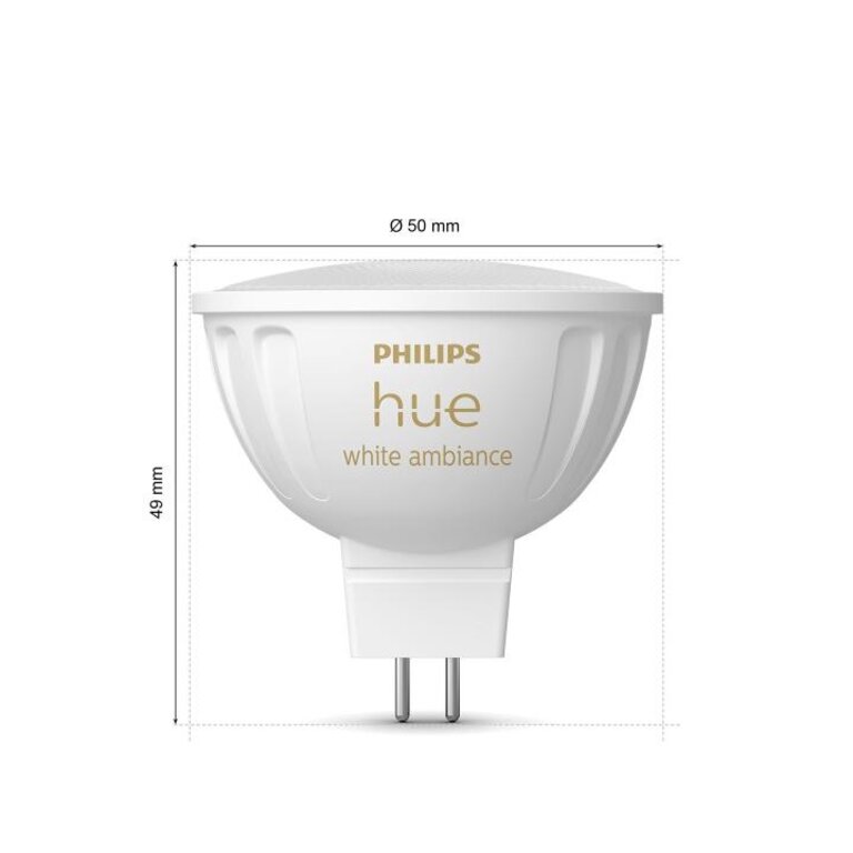 Philips Hue MR16 spot White Ambiance - 1 pack