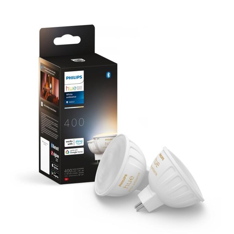 Philips Hue MR16 spot White Ambiance - 2 pack