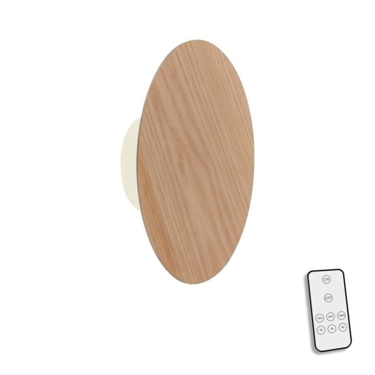 Wandlamp Akku Puntua Hout Groot