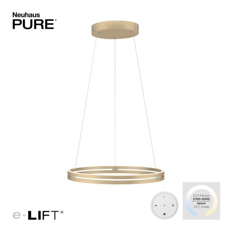 Hanglamp Pure-E-Loop Messing