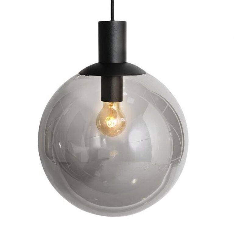 Hanglamp Bollique 5lichts smoke glas