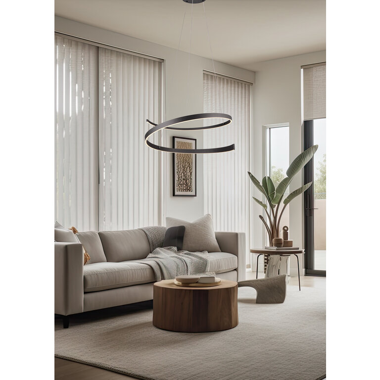 Hanglamp Cinardi Zwart incl. Cimote