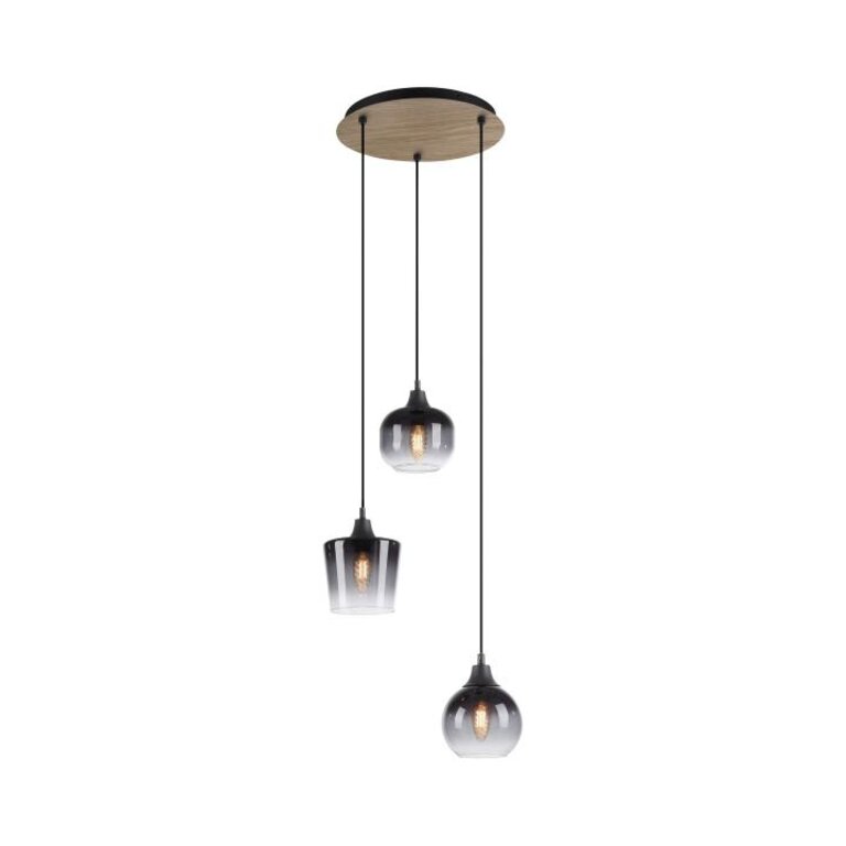 Hanglamp Green Zea 3-lichts Hout