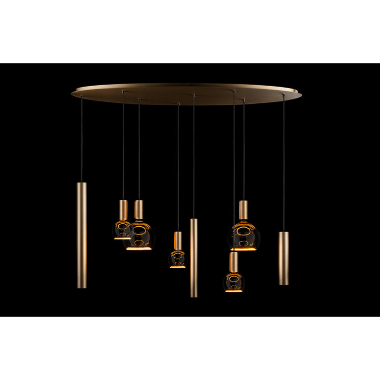 Hanglamp Riva ovaal platinum