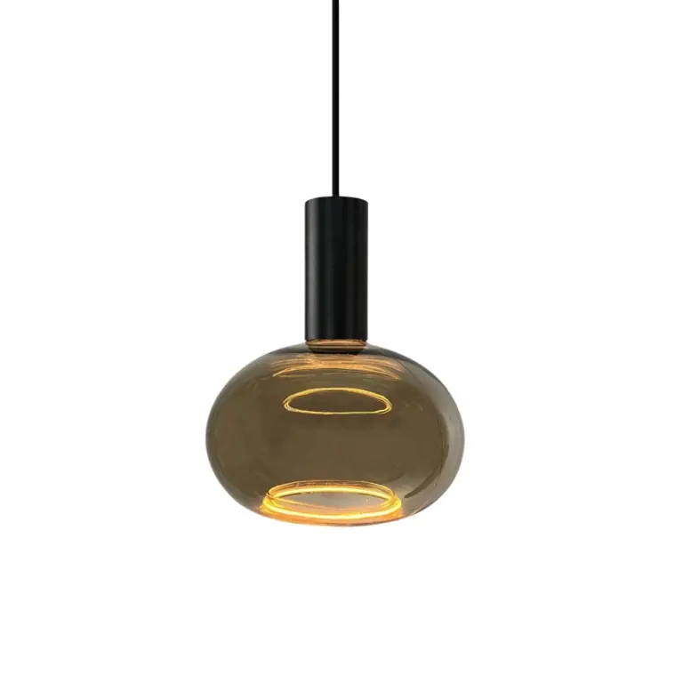 Hanglamp Balvo 5lichts 3x Balvo en 2x Run zwart