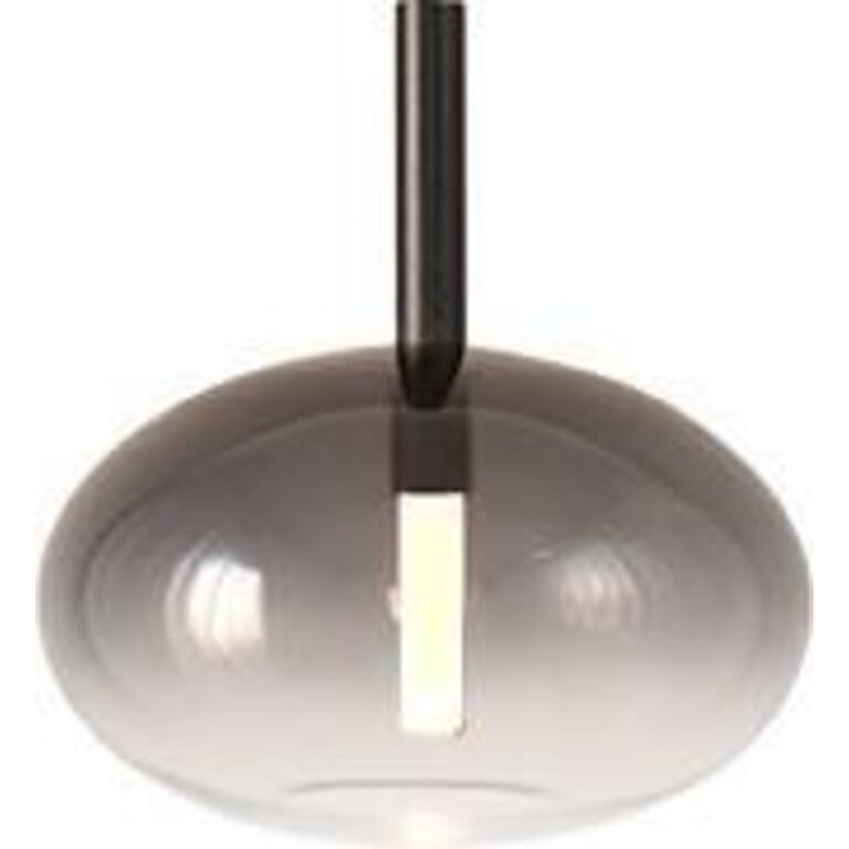 Hanglamp Lido Smoke Ovaal 24cm