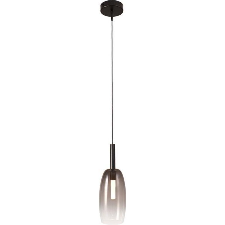 Hanglamp Lido Smoke Ovaal 17cm