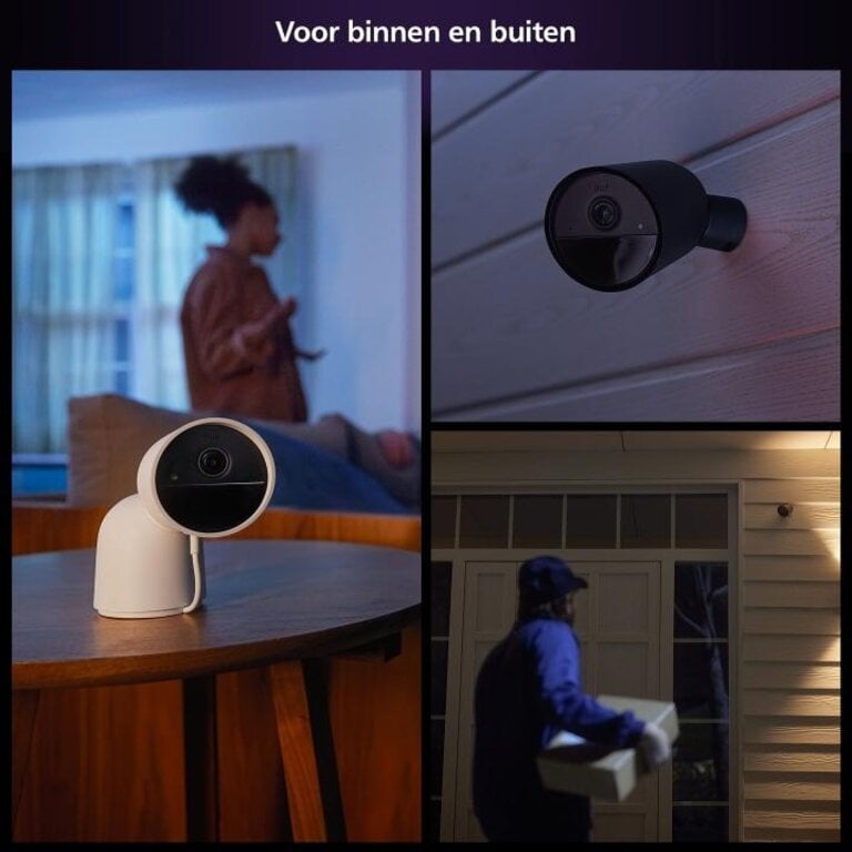 Philips Hue Secure Camera Batterij Zwart