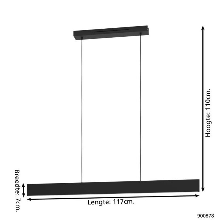 Connect.Z Hanglamp Andreas-Z Zwart