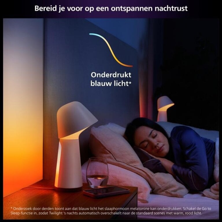 Philips Hue tafellamp Twilight Sleep & Wake-up Light Wit