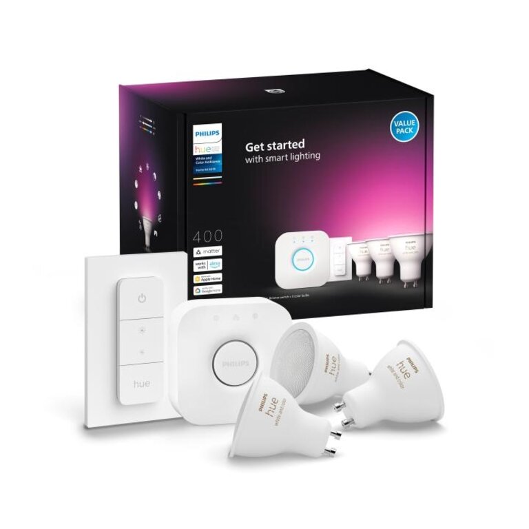 Philips Hue White and Color GU10 starterkit