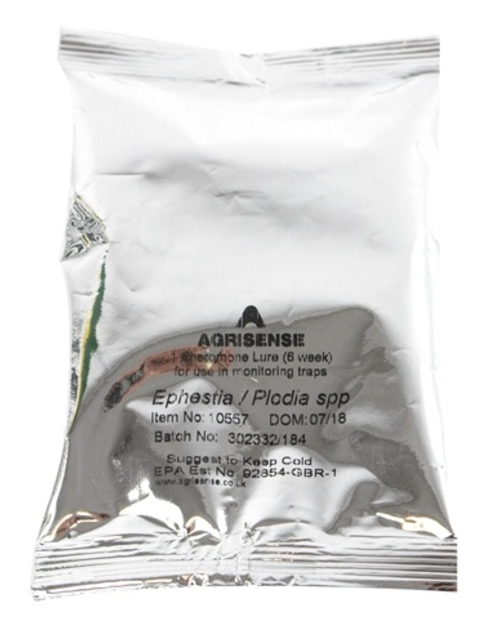 Merkloos Ephestia funnel feromonen mottenval