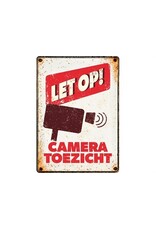 Plenty gifts Plenty gifts waakbord blik cameratoezicht